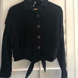 Free People Button Down Top S (new)